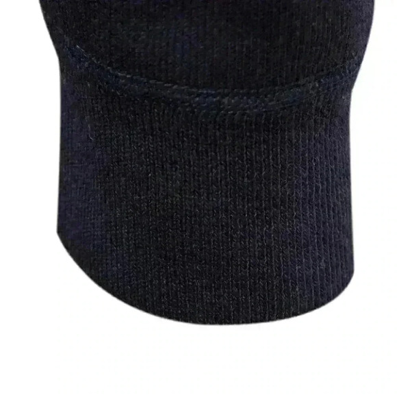 Dark Blue Mens Turtleneck Sweater - Picture 7 of 7